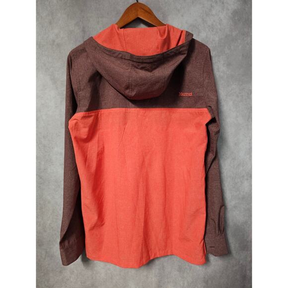 Marmot Men's Rain Jacket. Rust/Salmon. Size S - Picture 4 of 5